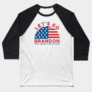 lets go brandon - MAGA Baseball T-Shirt